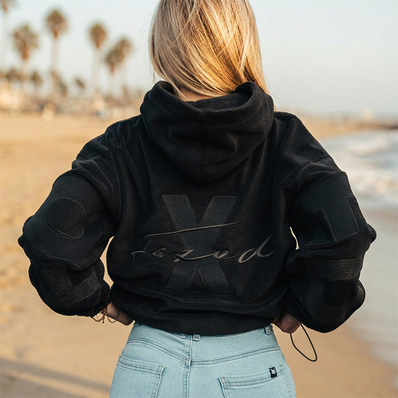 FOXED® STUDIOSTATE FLEECE HOODIE BLACK