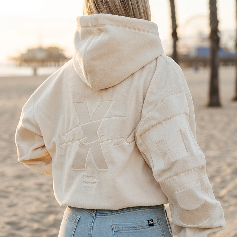 FOXED® STUDIOSTATE FLEECE HOODIE VANILLA