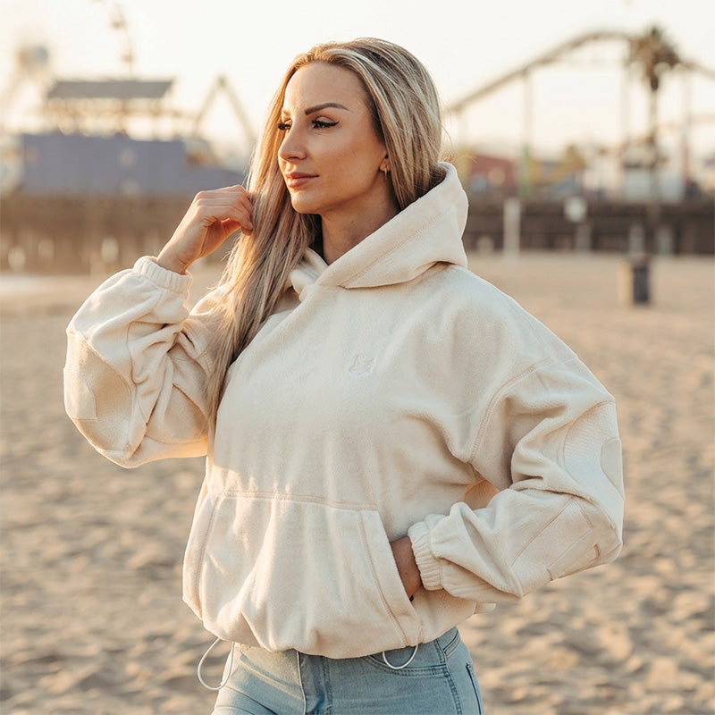 FOXED® STUDIOSTATE FLEECE HOODIE VANILLA