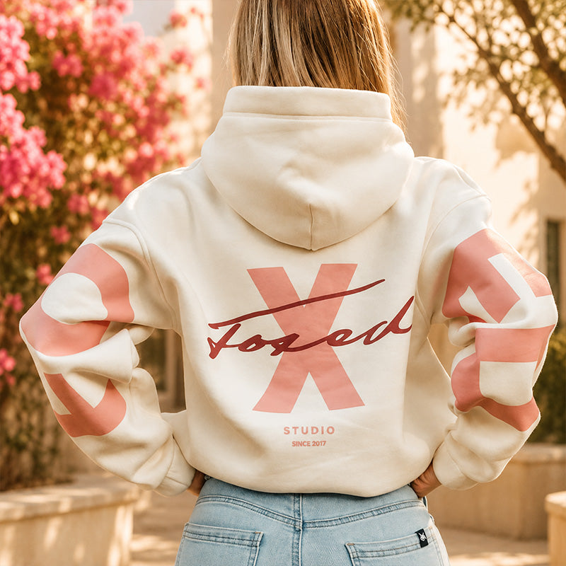 FOXED® STUDIOSTATE HOODIE BAMBOO MILK ROSE