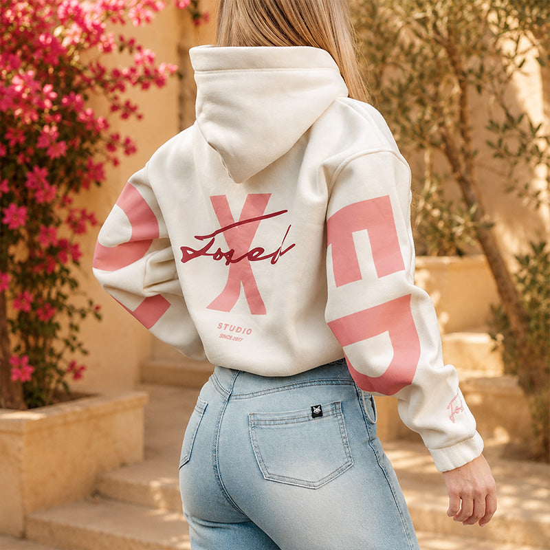 FOXED® STUDIOSTATE HOODIE BAMBOO MILK ROSE