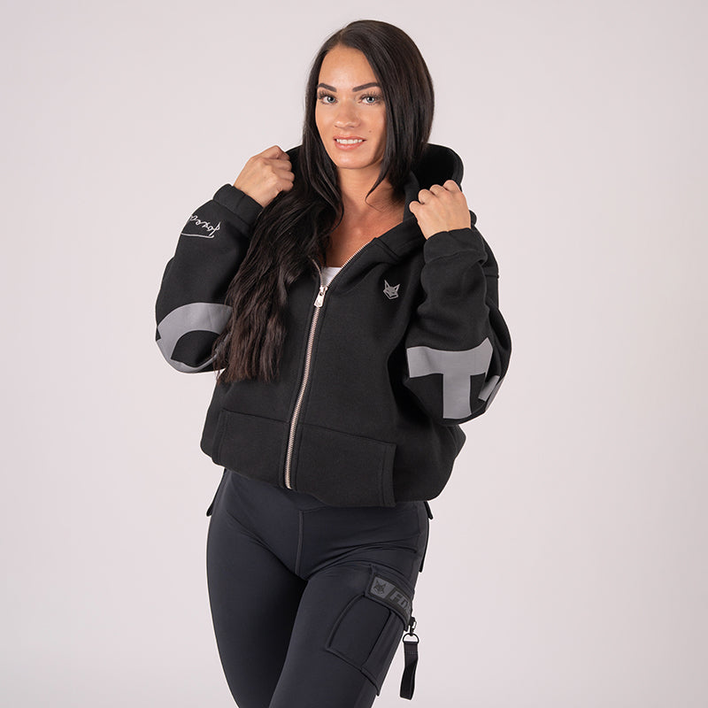 FOXED® STUDIOSTATE ZIPPER + CARGO LEGGINGS SET BLACK
