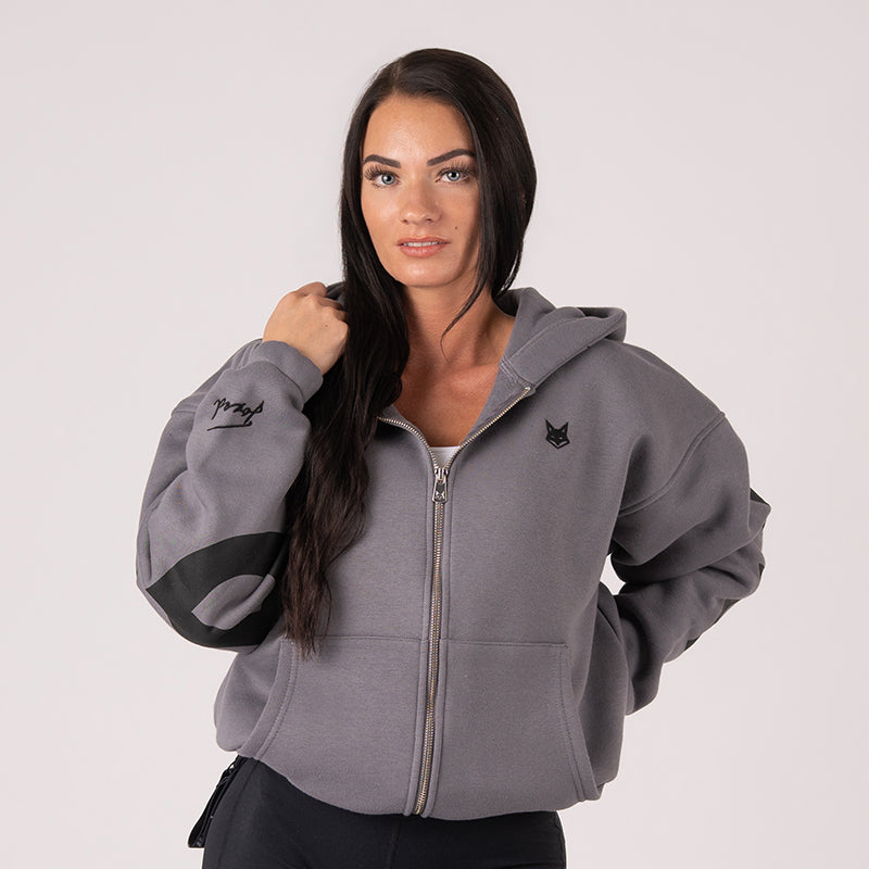 FOXED® STUDIOSTATE OVERSIZE ZIPPER GREY