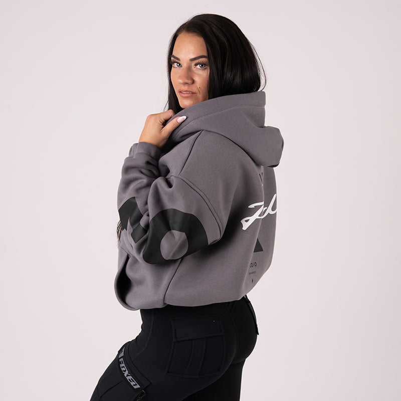 FOXED® STUDIOSTATE ZIPPER + CARGO LEGGINGS SET GREY