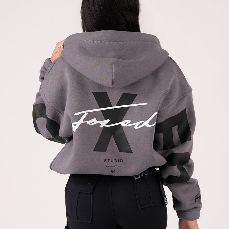 FOXED® STUDIOSTATE OVERSIZE ZIPPER GREY
