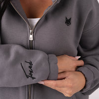 FOXED® STUDIOSTATE ZIPPER + CARGO LEGGINGS SET GREY