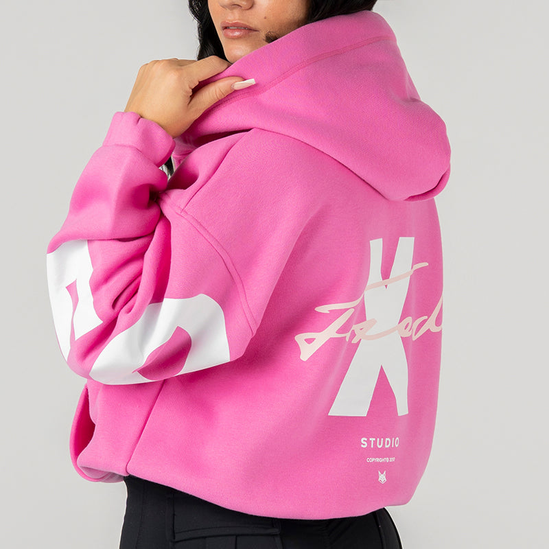 FOXED® STUDIOSTATE OVERSIZE ZIPPER IBIZA PINK