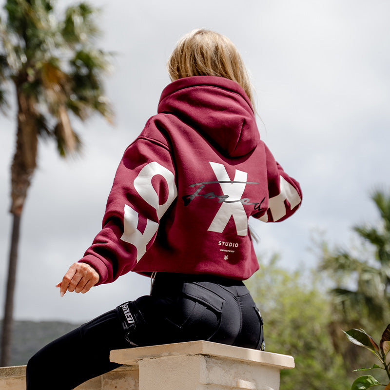 FOXED® STUDIOSTATE HOODIE SMOKED CHERRY