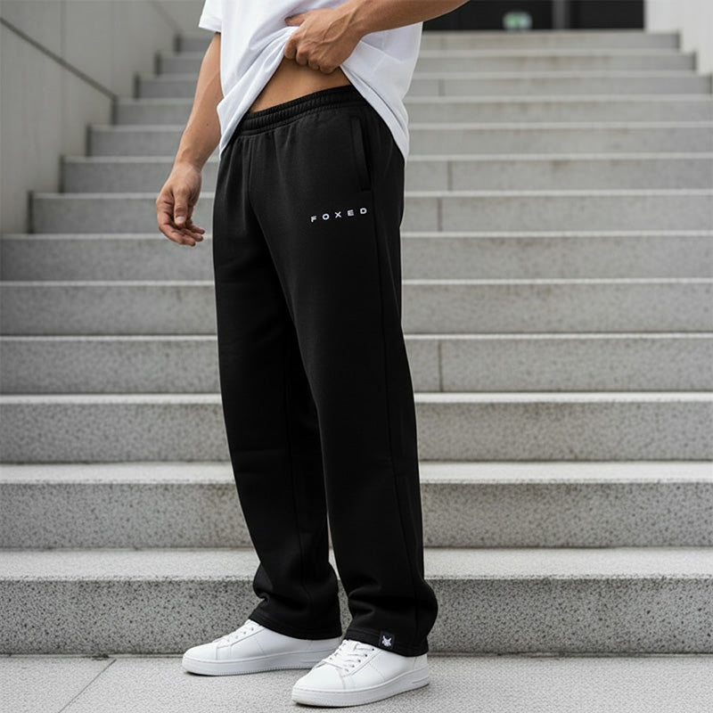 FOXED® SWEAT JOGGER PANTS BLACK