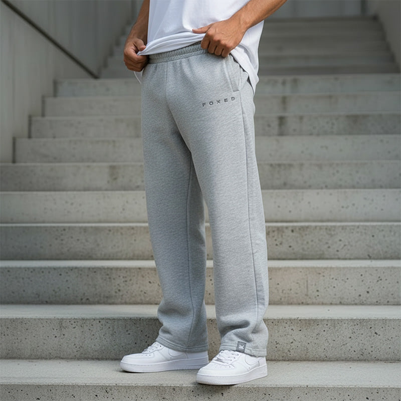 FOXED® SWEAT JOGGER PANTS GREY MELANGE