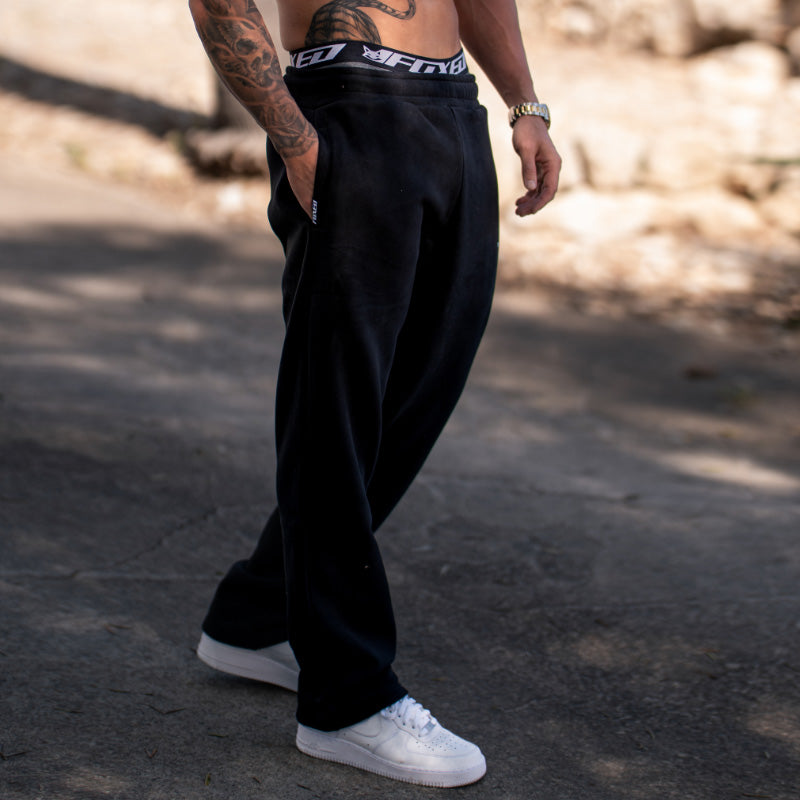FOXED® SWEAT JOGGER PANTS BLACK