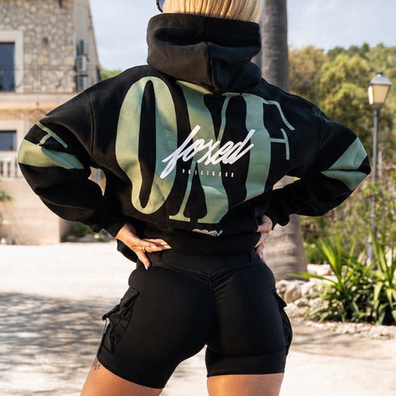 FOXED® URBAN UNISEX HOODIE BLACK