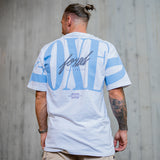 FOXED® URBAN OVERSIZE SHIRT WHITE/BLUE