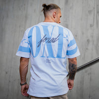 FOXED® URBAN OVERSIZE SHIRT WHITE/BLUE