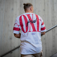 FOXED® URBAN OVERSIZE SHIRT WHITE/RED