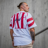 FOXED® URBAN OVERSIZE SHIRT WHITE/RED