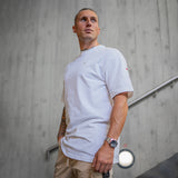 FOXED® URBAN OVERSIZE SHIRT WHITE/RED