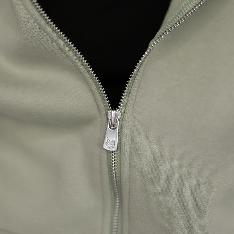 FOXED® URBAN UNISEX ZIPPER GREEN/BLACK