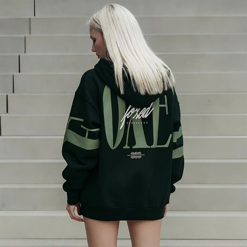 FOXED® URBAN UNISEX HOODIE BLACK