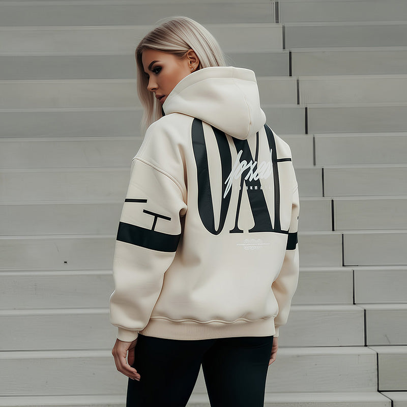FOXED® URBAN UNISEX HOODIE MACADAMIA