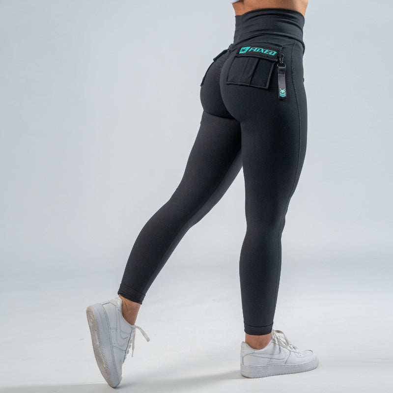 FOXED® CARGO 3-POCKET LEGGINGS MINT