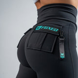 FOXED® CARGO 3-POCKET LEGGINGS MINT