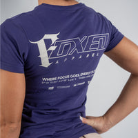 FOXED® FOCUS WOMEN BODYFIT T-SHIRT NAVY