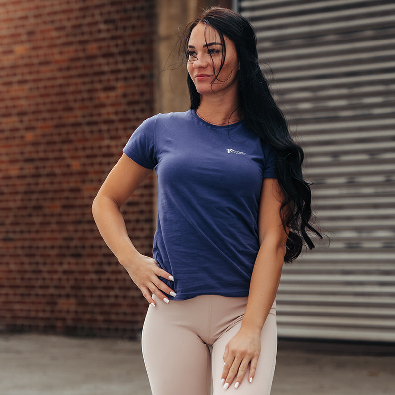 FOXED® FOCUS WOMEN BODYFIT T-SHIRT NAVY