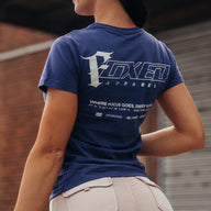 FOXED® FOCUS WOMEN BODYFIT T-SHIRT NAVY