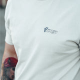 FOXED® "FOCUS" UNISEX LONG SHIRT OFFWHITE/NAVY