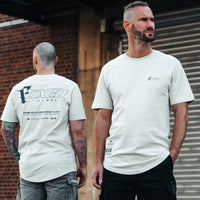 FOXED® "FOCUS" UNISEX LONG SHIRT OFFWHITE/NAVY