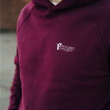 FOXED® "FOCUS" UNISEX HOODIE BURGUNDY