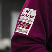 FOXED® "FOCUS" UNISEX HOODIE BURGUNDY