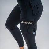 FOXED® CARGO 3-POCKET LEGGINGS SILVER
