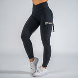 FOXED® CARGO 3-POCKET LEGGINGS SILVER