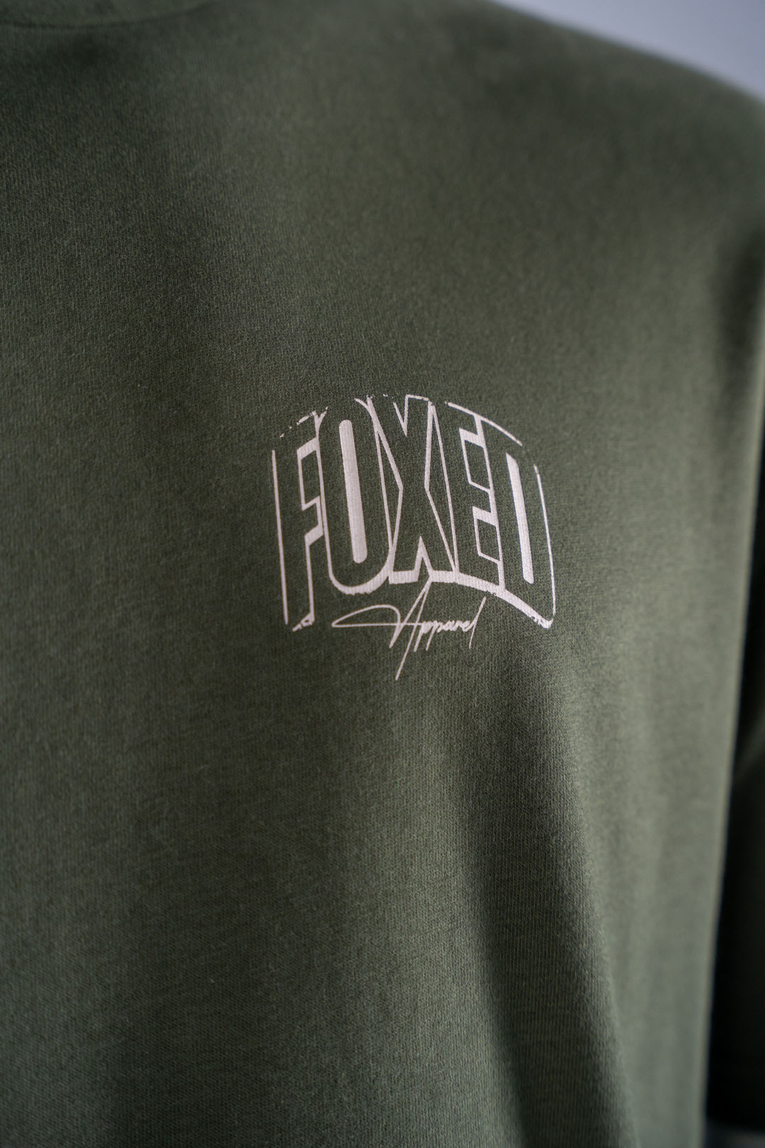 FOXED® INFINITY UNISEX OVERSIZE SHIRT FOREST GREEN