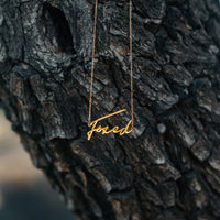 FOXED® "SIGNATURE" EDELSTAHL HALSKETTE GOLD