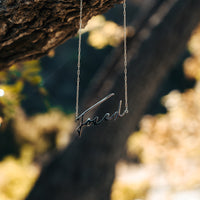 FOXED® "SIGNATURE" EDELSTAHL HALSKETTE SILBER