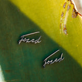 FOXED® "SIGNATURE" EDELSTAHL OHRRINGE SILBER