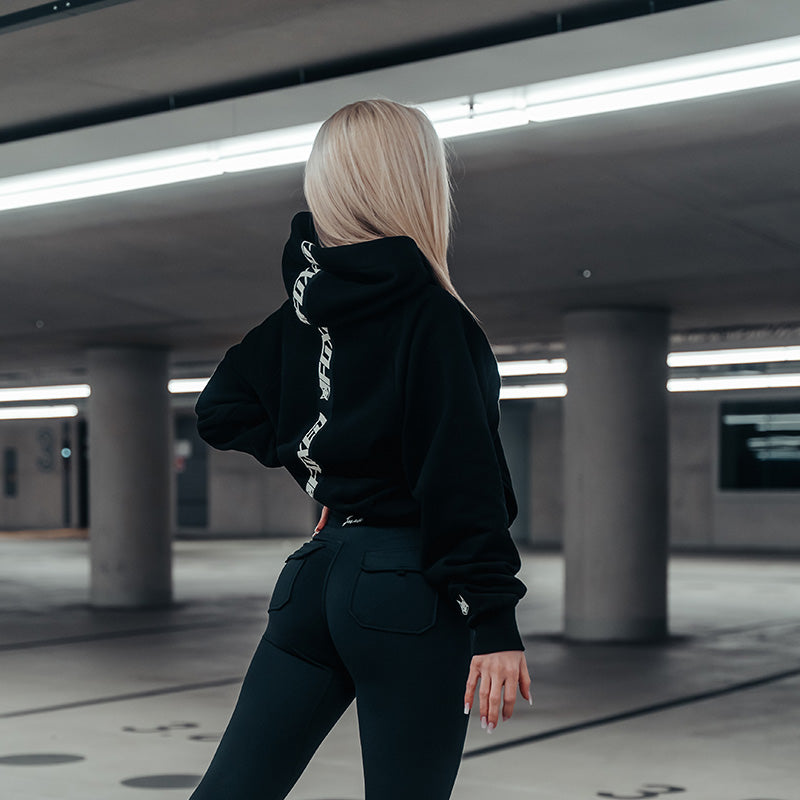FOXED® "CLASSIC V2" UNISEX ZIP HOODIE BLACK HEAVY