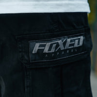 FOXED® CARGO PREMIUM PANTS UNISEX BLACK
