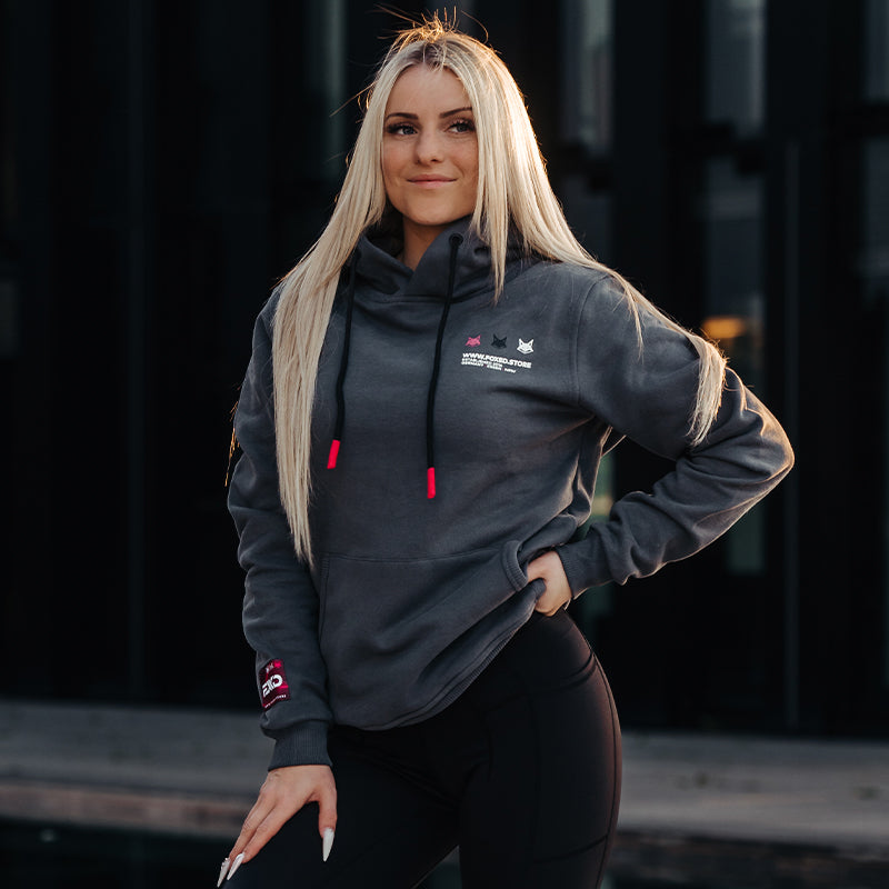 FOXED® "NEON DRIP" PREMIUM UNISEX HOODIE PINK