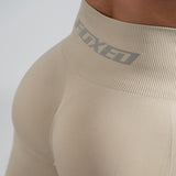 FOXED® ALPHA SCRUNCH SEAMLESS LEGGINGS SAND