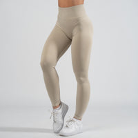 FOXED® ALPHA SCRUNCH SEAMLESS LEGGINGS SAND