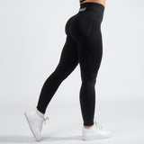 FOXED® ALPHA SCRUNCH SEAMLESS LEGGINGS BLACK