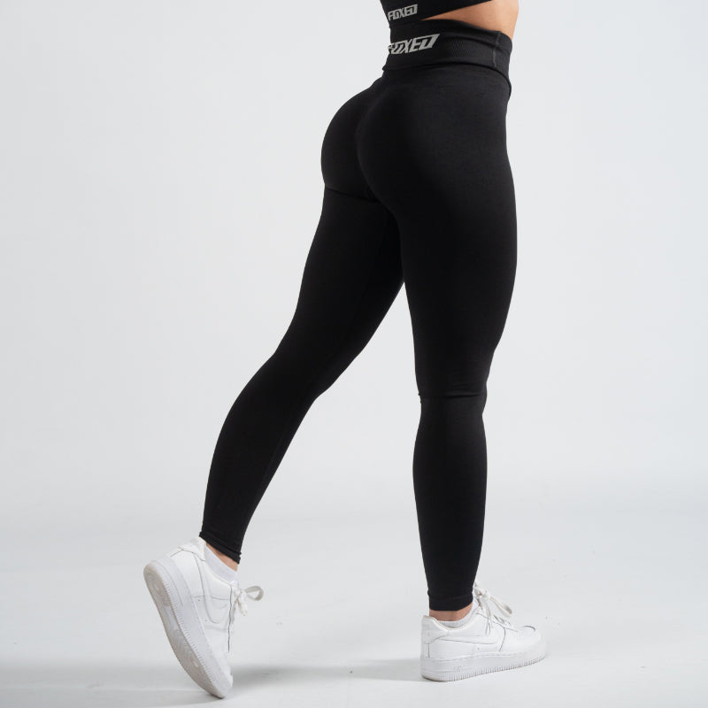 FOXED® BODY FLEX SEAMLESS LEGGINGS BLACK