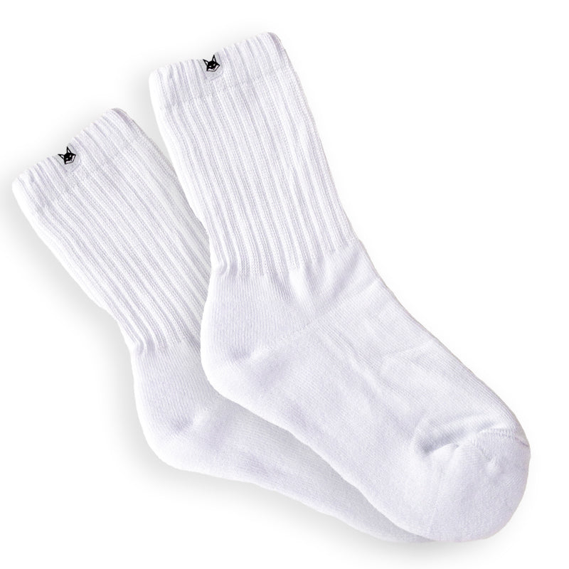 FOXED® "SLOUCHY" SOCKS BLACK/WHITE