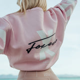 FOXED® STATEMENT OVERSIZE SWEATER ROSE