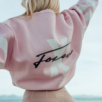 FOXED® STATEMENT OVERSIZE SWEATER ROSE
