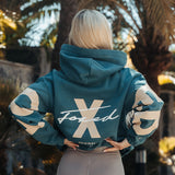 FOXED® STATEMENT HOODIE PETROL